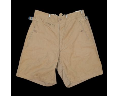 Rare WWII Nazi German, DAK, Deutsche Afrika Korps, M40 Tropical Shorts. Very good condition with maker- and size stamp inside