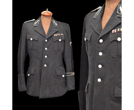 Extra Rare WWII Nazi German Allgemeine SS - StandartenfŸhrer tunic, SS-Hauptamt (SS Head Office). This lot presents an except