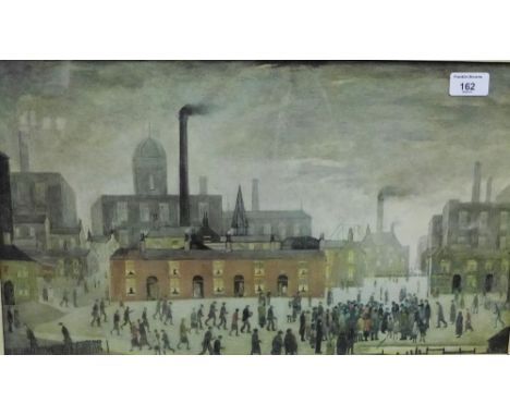 L.S. Lowry, framed print, 51 x 30cm 