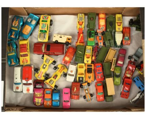 Matchbox Good quantity of Unboxed models including Superkings K39 Simon Snorkel Fire Engine; K11 Daf Car Transporter; K31 Pet
