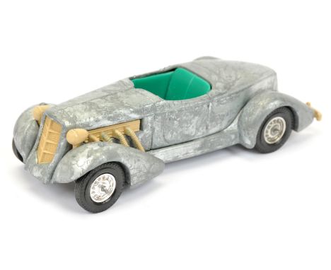 Matchbox Models of Yesteryear Y19 Auburn Speedster Pre-production trial model - bare metal body &amp; chassis &amp; base with