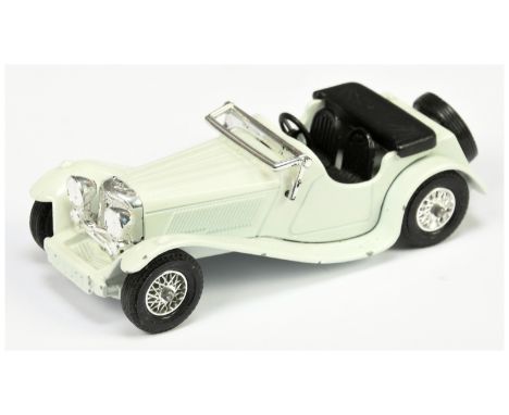 Matchbox Models of Yesteryear Y1 1936 SS100 Jaguar Late Colour Trial model - grey white body (very pale white, much lighter t