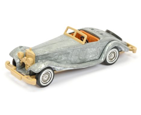 Matchbox Models of Yesteryear Y20 1937 Mercedes Benz 540K Pre-production trial model - bare metal body, chassis & rear seat c