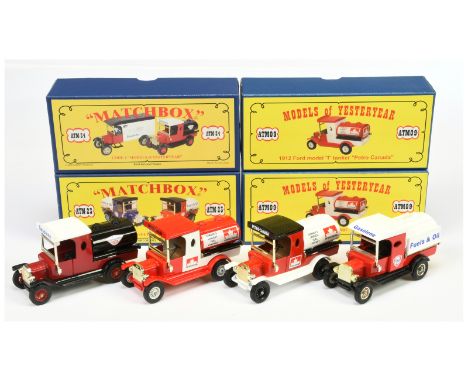 Matchbox Models of Yesteryear Code 2 issues (1) ATM09 1912 Ford Model T Tanker "Petro Canada" - red body, black roof, white t