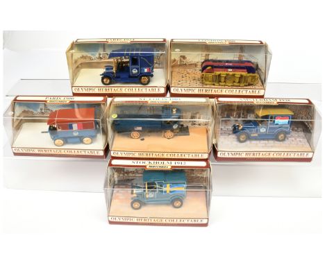 Matchbox Models of Yesteryear "Olympic Heritage Collectables" to include Ford Model T Van - Stockhollm 1912; Atkinson Steam W