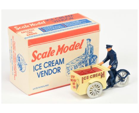 Matchbox Models of Yesteryear Scale Model "The Perfect Toy" - MICA re-issue - Ice Cream Vendor - cream ice cream cart, red li