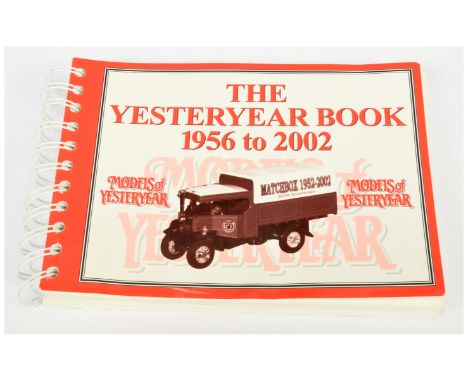 Matchbox Models of Yesteryear "The Yesteryear Book 1956-2002" A5 size ring binder issue - the last to be issued - missing bac