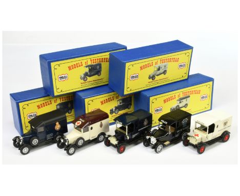 Matchbox Models of Yesteryear Code 2 issues British Police Departments (1) YPD01 Ford Model T "Buckinghamshire Police" - dark