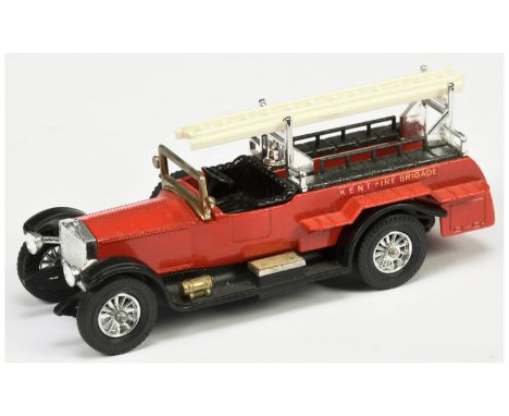 Matchbox Models of Yesteryear Y6 Rolls Royce Fire Engine - Pre-production colour trial model - red body without cast rear pos