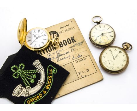 A Victorian silver open faced pocket watch from William Wilson of Maryport, engraved to Mark Sanderson on the dust cover, AF,