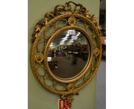 A 19th century gilt framed mirror 