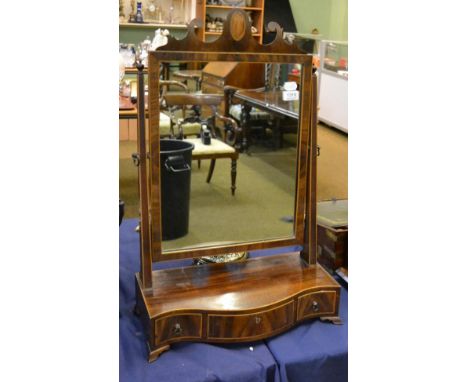 A George III dressing table mirror 