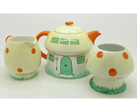 A Shelley Mabel Lucy Attwell three piece tea service, Rd.724421
