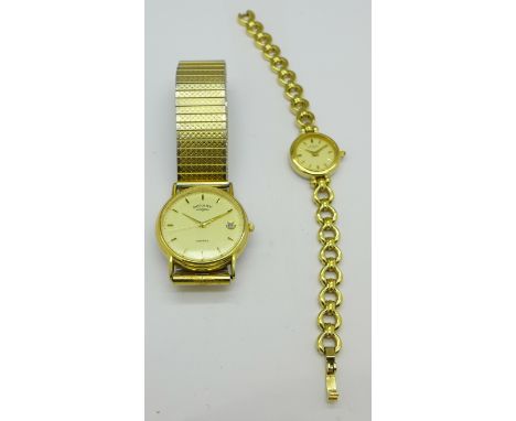 Two Rotary wristwatches; one lady's and one gentleman's