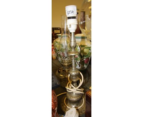 Eastern Hookah - converted to lamp