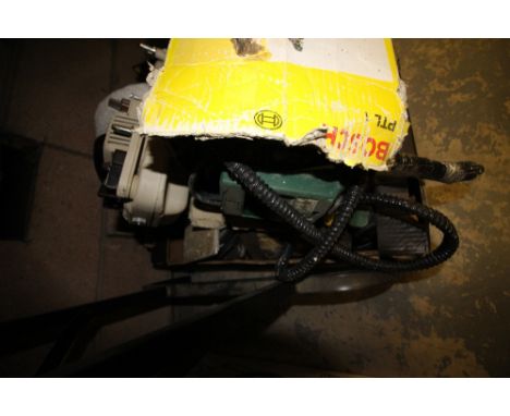 Box of power tools - drills, sanders etc