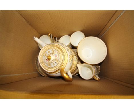 Cauldron gilded tea service