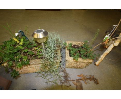 Trough Planter &amp; other