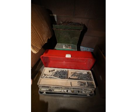 3 boxes of misc tools and nails