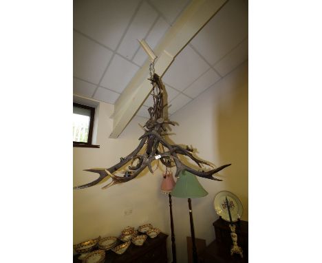 Hunting Lodge/Antler Chandelier Light Fitting
