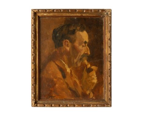 Property of a gentlemanAttributed to Duncan Grant (1885 - 1978)A portrait of E. M. ForsterOil on canvas laid down on artist's