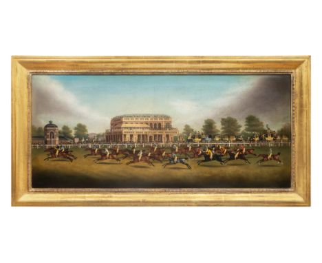 James Pollard (1792 - 1867)The Gold Cup at Doncaster (1839)Oil on canvasJames Pollard exhibited his works at the Royal Academ