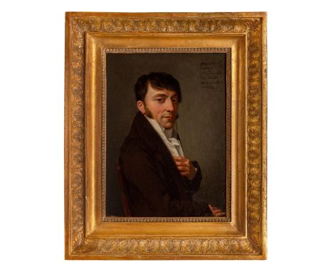 Property of a GentlemanCircle of Jacques-Louis David (1748-1825)Portrait of Monsieur MaillardOil on canvasInscribed, in a lat