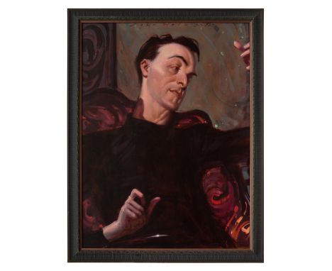Property of aÂ&nbsp;gentleman of ChelseaJohn Watkiss (1961 - 2017)A portrait of Derek Jarman (1942 - 1999)Oil on canvasSigned