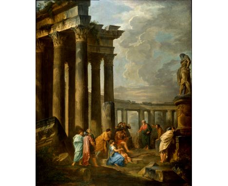 Property of the late Marcello ViolanteAttributed to Giovanni Paolo Panini (1691 - 1765)St. Paul shaking off the Viper in the 