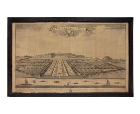 Property of a ladyEnglish18th CenturyJohannes KipAn original engraving of The Royal Hospitall at Chelsey (c. 1720)Copper engr