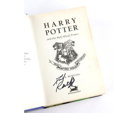 Daniel Radcliffe - Hardback first edition book for Harry Potter and the Half Blood Prince signed to the inside by Daniel Radc