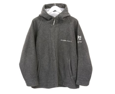 Harry Potter and the Chamber of Secrets - Cast and Crew grey fleece jacket with embroidered logo on chest and arm, size mediu