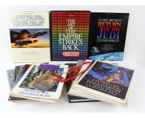 Star Wars - Collection of books and brochures including The Art of (various editions), Annuals, Japanese Visual Guidebook for