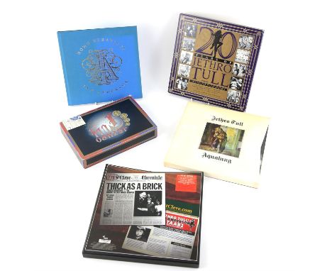 Jethro Tull & related box sets. 5x Box sets to include 2012 Thick As A Brick LP box set, Aqualung 40th Anniversary LP/CD/DVD 