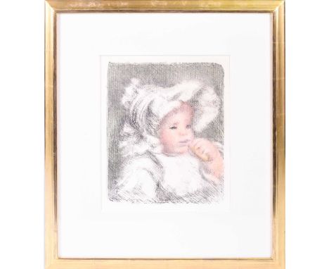 Pierre-Auguste Renoir (1841-1919) French, ‘L’Enfant au Bisquit’, c.1898-99, colour lithograph on paper, 31 cm x 25.6 cm glaze