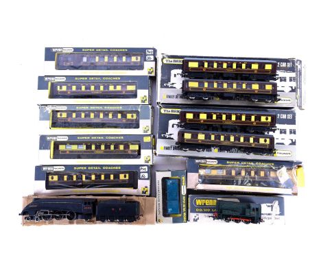 A Wrenn Peregrine NE 4-6-2 locomotive and tender, 4903, together with assorted boxed Wrenn Railways railway items.Being sold 