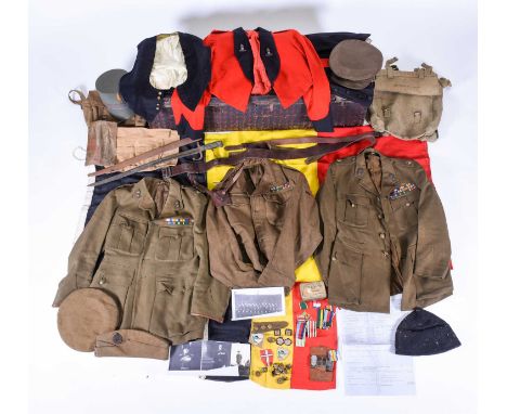 A large collection of military clothing, equipment and related items, all the property of Major Eustace Archibald Remant R.E.