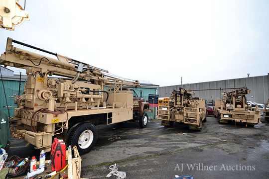 Central Mine Equipment Company Cme 75 Truck Mounted Auger Drill A A W 1996 Ford F 800 Truck All