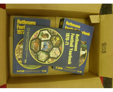 Rothman's Football Yearbook, a collection of the first three editions of the iconic yearbook, 1970/71, 1971/72, 1972/73, all 