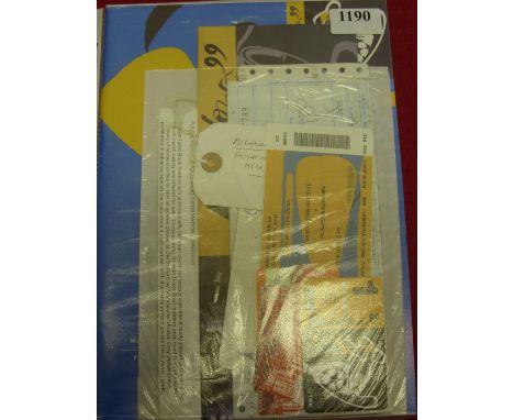 1999 European Cup Final, Manchester United v Bayern Munich, A personal collection of items from one fans trip to Barcelona, f