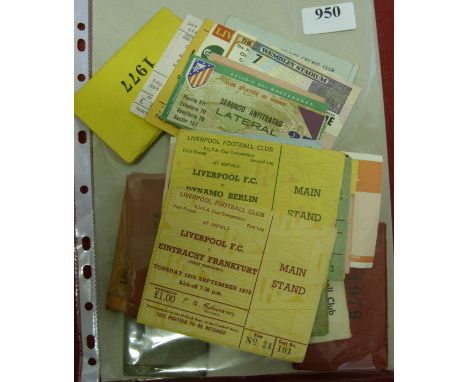 A collection of 9 Liverpool season ticket books, 1962/63, 1963/64, 1967/68, 1968/69, 1976/77, 1977/78, 1978/79, 1979/80, 1981