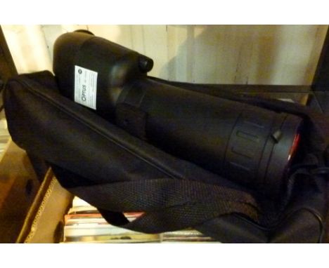Optus spotting scope with tripod and case, model 96-12500