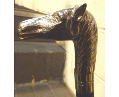 Horses head walking stick 