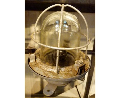 Steel bulk head light 