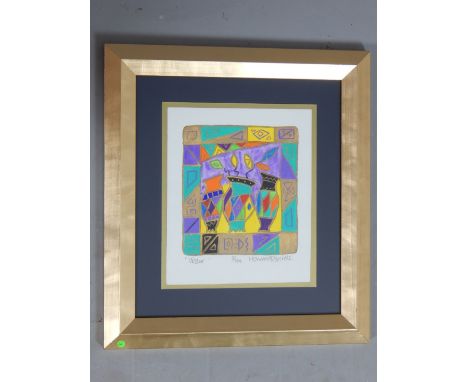 Howard Daniels, Jester, lithograph 7/350, signed, titled and numbered in pencil, 30x 25cm