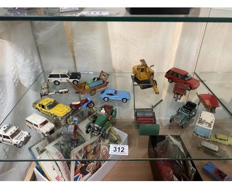 A quantity of vintage diecast dinky, corgi etc. including Norev.