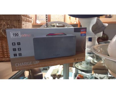 A Goodmans Bluetooth speaker, brand new in sealed box