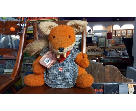 A vintage Basil Brush hand puppet
