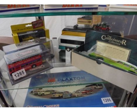 A quantity of boxed die cast including Corgi Original Omnibus, Only Fools and Horses Reliant van etc.,