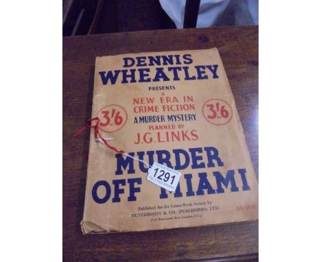 Dennis Wheatley 'A New Era in Crime Fiction' manuscript.